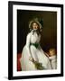 Portrait of Madame Pierre Seriziat and Her Son, Emile-Jacques Louis David-Framed Giclee Print