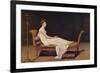 Portrait of Madame R?mier-Jacques-Louis David-Framed Art Print