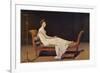 Portrait of Madame R?mier-Jacques-Louis David-Framed Premium Giclee Print