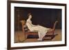Portrait of Madame R?mier-Jacques-Louis David-Framed Premium Giclee Print