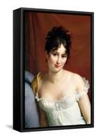 Portrait of Madame Recamier (1777-1849)-Francois Gerard-Framed Stretched Canvas