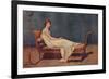 Portrait of Madame Recamier, 1800, (1911)-Jacques-Louis David-Framed Giclee Print