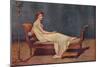 Portrait of Madame Recamier, 1800, (1911)-Jacques-Louis David-Mounted Giclee Print