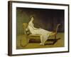 Portrait of Madame Récamier, 1800-Jacques-Louis David-Framed Giclee Print