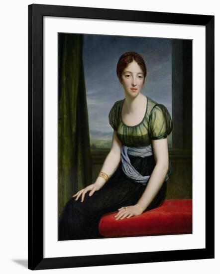 Portrait of Madame Regnault De Saint-Jean D'Angely (1775-1857)-Francois Gerard-Framed Giclee Print