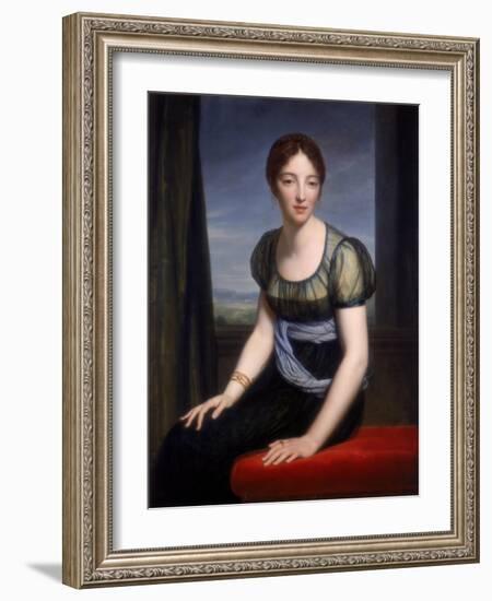 Portrait of Madame Regnault De Saint-Jean D'Angely, 1798-Francois Pascal Simon Gerard-Framed Giclee Print