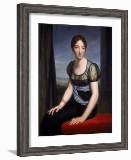 Portrait of Madame Regnault De Saint-Jean D'Angely, 1798-Francois Pascal Simon Gerard-Framed Giclee Print