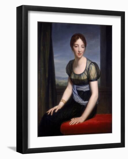Portrait of Madame Regnault De Saint-Jean D'Angely, 1798-Francois Pascal Simon Gerard-Framed Giclee Print
