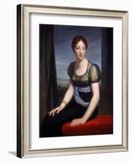 Portrait of Madame Regnault De Saint-Jean D'Angely, 1798-Francois Pascal Simon Gerard-Framed Giclee Print