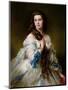 Portrait of Madame Rimsky-Korsakov (1833-78) Nee Varvara Dmitrievna Mergassov, 1864-Franz Xaver Winterhalter-Mounted Premium Giclee Print