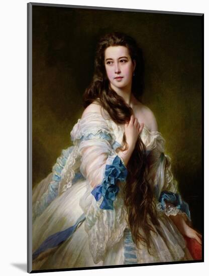 Portrait of Madame Rimsky-Korsakov (1833-78) Nee Varvara Dmitrievna Mergassov, 1864-Franz Xaver Winterhalter-Mounted Giclee Print