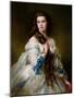 Portrait of Madame Rimsky-Korsakov (1833-78) Nee Varvara Dmitrievna Mergassov, 1864-Franz Xaver Winterhalter-Mounted Giclee Print