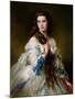 Portrait of Madame Rimsky-Korsakov (1833-78) Nee Varvara Dmitrievna Mergassov, 1864-Franz Xaver Winterhalter-Mounted Giclee Print