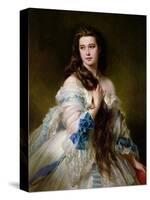 Portrait of Madame Rimsky-Korsakov (1833-78) Nee Varvara Dmitrievna Mergassov, 1864-Franz Xaver Winterhalter-Stretched Canvas