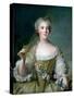 Portrait of Madame Sophie (1734-82), Daughter of Louis XV, at Fontevrault, 1748-Jean-Marc Nattier-Stretched Canvas