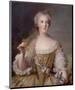 Portrait of Madame Sophie de France, 1748-Jean-Marc Nattier-Mounted Premium Giclee Print