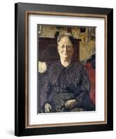 Portrait of Madame Vuillard, C.1905-Edouard Vuillard-Framed Giclee Print