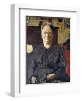 Portrait of Madame Vuillard, C.1905-Edouard Vuillard-Framed Giclee Print