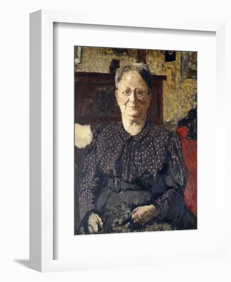 Portrait of Madame Vuillard, C.1905-Edouard Vuillard-Framed Giclee Print