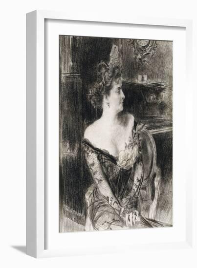 Portrait of Madame X, C.1901-1902-Giovanni Boldini-Framed Giclee Print