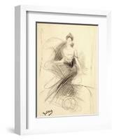 Portrait of Madame X-Giovanni Boldini-Framed Giclee Print