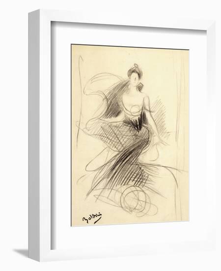 Portrait of Madame X-Giovanni Boldini-Framed Giclee Print