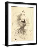 Portrait of Madame X-Giovanni Boldini-Framed Giclee Print