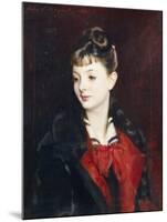 Portrait of Madamoiselle Suzanne Poirson, 1884-John Singer Sargent-Mounted Giclee Print