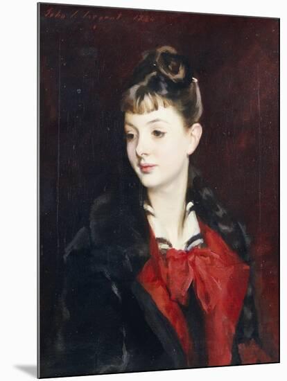 Portrait of Madamoiselle Suzanne Poirson, 1884-John Singer Sargent-Mounted Giclee Print