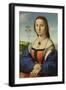 Portrait of Maddalena Doni, 1506 (Oil on Panel)-Raphael (1483-1520)-Framed Giclee Print