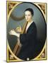 Portrait of Maddalena Goujon at the Harp-Rudolph von Alt-Mounted Giclee Print