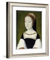 Portrait of Madeleine De France by Corneille De Lyon-null-Framed Giclee Print