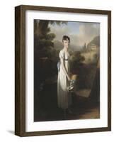 Portrait of Mademoiselle Athénaïs D'Albenas-Louis-Léopold Boilly-Framed Giclee Print