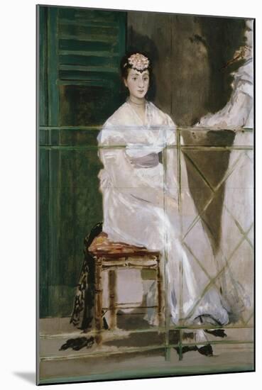 Portrait of Mademoiselle Claus, 1868-Edouard Manet-Mounted Giclee Print