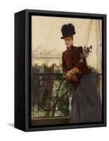 Portrait of Mademoiselle Dubois, 1884-Alfred Emile Stevens-Framed Stretched Canvas