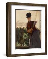 Portrait of Mademoiselle Dubois, 1884-Alfred Emile Stevens-Framed Giclee Print