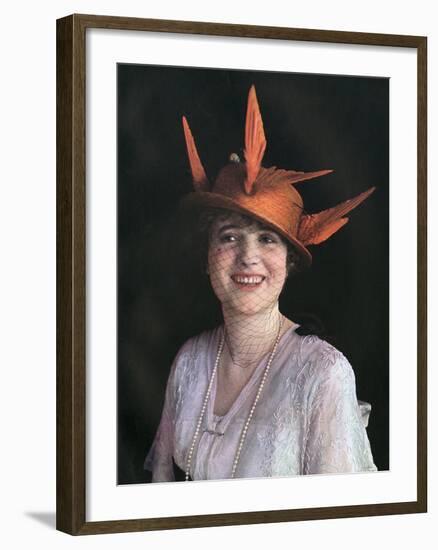 Portrait of Mademoiselle Gina Palerme-null-Framed Photographic Print