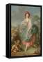 Portrait of Mademoiselle Guimard as Terpsichore-Jacques-Louis David-Framed Stretched Canvas