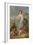 Portrait of Mademoiselle Guimard as Terpsichore-Jacques-Louis David-Framed Giclee Print