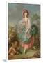 Portrait of Mademoiselle Guimard as Terpsichore-Jacques-Louis David-Framed Giclee Print