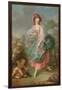 Portrait of Mademoiselle Guimard as Terpsichore-Jacques-Louis David-Framed Giclee Print