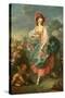 Portrait of Mademoiselle Guimard as Terpsichore-Jacques-Louis David-Stretched Canvas