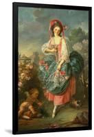 Portrait of Mademoiselle Guimard as Terpsichore-Jacques-Louis David-Framed Giclee Print