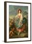 Portrait of Mademoiselle Guimard as Terpsichore-Jacques-Louis David-Framed Giclee Print