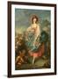 Portrait of Mademoiselle Guimard as Terpsichore-Jacques-Louis David-Framed Premium Giclee Print