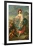 Portrait of Mademoiselle Guimard as Terpsichore-Jacques-Louis David-Framed Premium Giclee Print