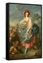 Portrait of Mademoiselle Guimard as Terpsichore-Jacques-Louis David-Framed Stretched Canvas
