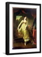 Portrait of Mademoiselle Hilligsberg-John Hoppner-Framed Giclee Print