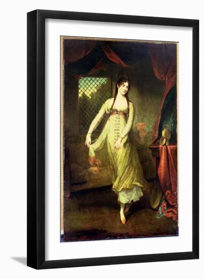 Portrait of Mademoiselle Hilligsberg-John Hoppner-Framed Giclee Print