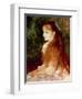 Portrait of Mademoiselle Irene Cahen D'Anvers, 1880-Pierre-Auguste Renoir-Framed Premium Giclee Print